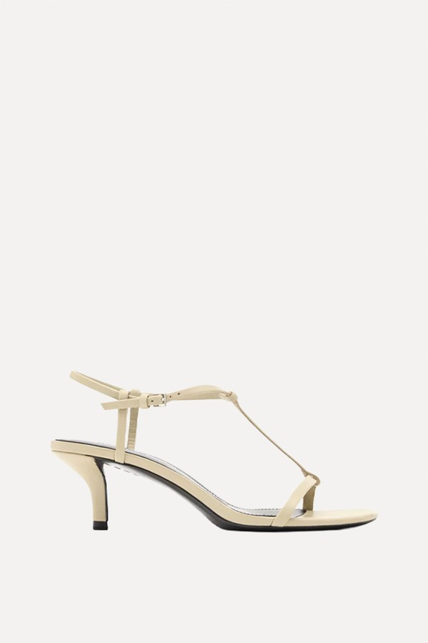 Strappy Mid-Heel Sandals from Massimo Dutti