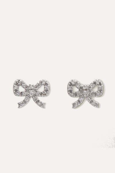 Gold Diamond Earrings from Stone & Strand