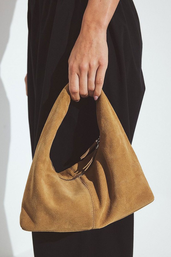 Suede Slouchy Handbag