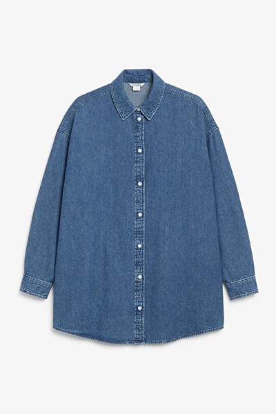 Oversized Denim Shirt from Monki