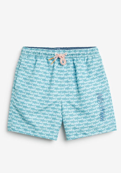 Blue Fish Swim Shorts from Next