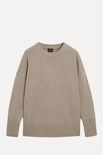 100% Cashmere Oversize Knit Sweater from Massimo Dutti