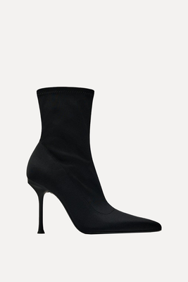 Fabric High-Heel Ankle Boots from Zara