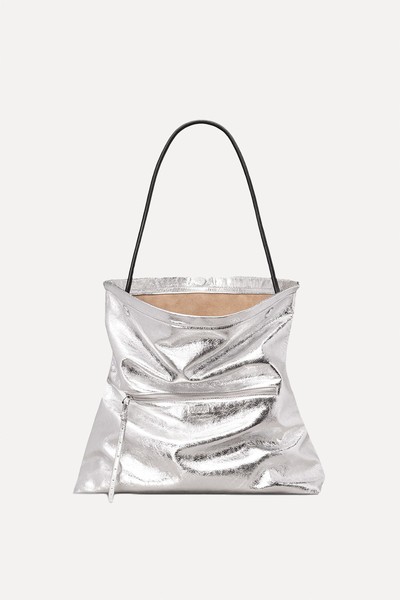 Maxi Grocery Leather Tote Bag from AMI Paris