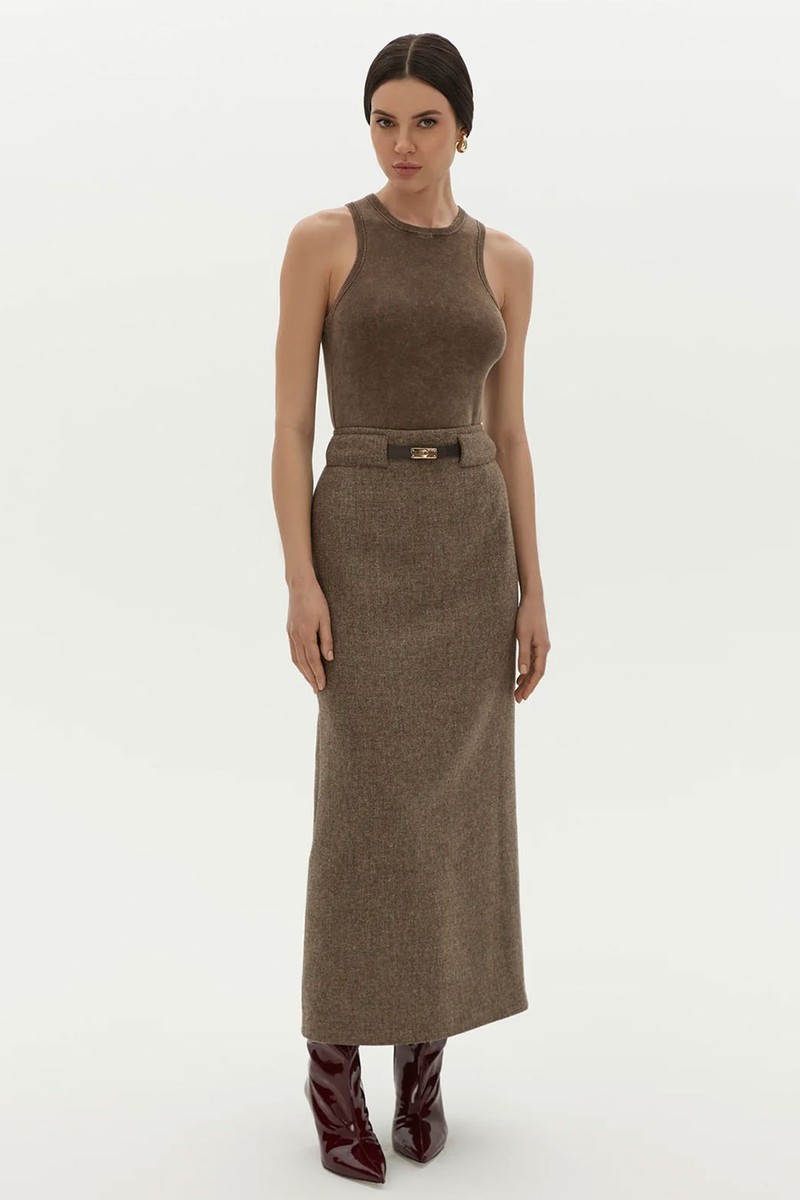 Maxi Wool Skirt  from Efotlez