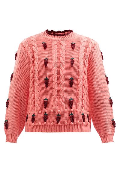 Linden Wool-Blend Cable-Knit Sweater from Shrimps