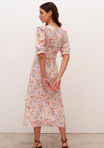 Floral Frill Detail Midaxi Tea Dress from Nobody's Child