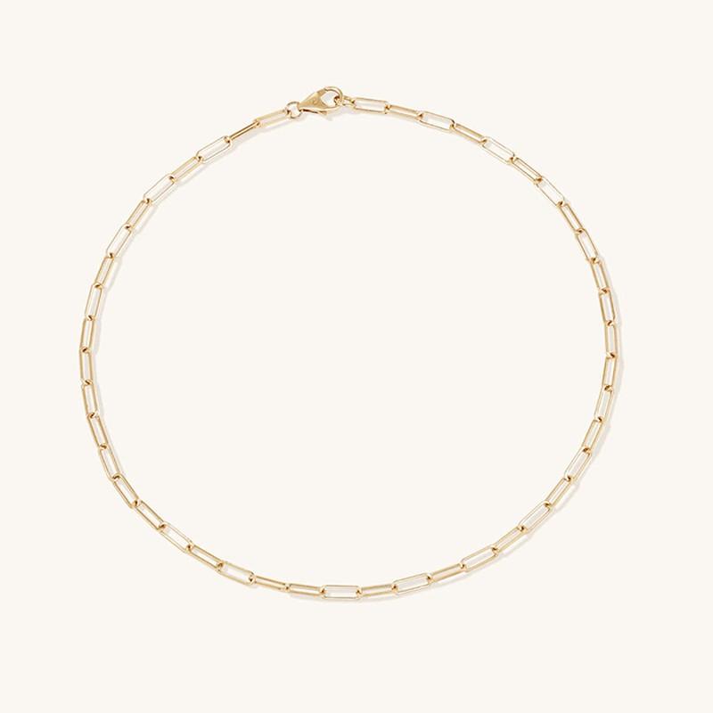 Boyfriend Bold Chain Anklet from Mejuri
