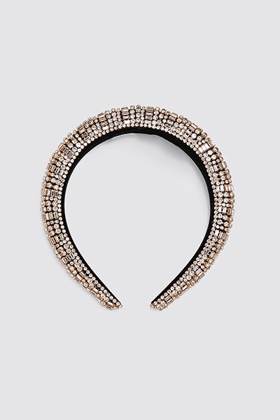 Padded Rhinestone Headband