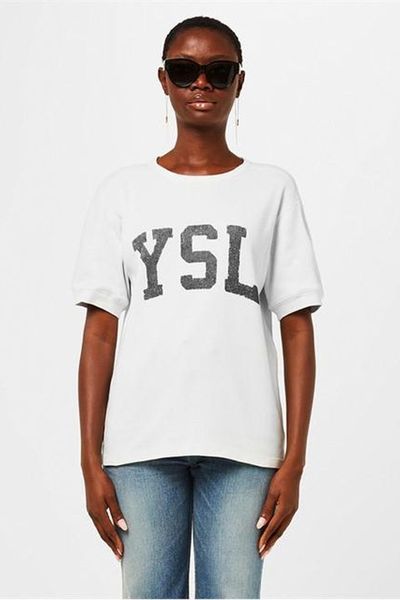 Logo-Print T-Shirt from Saint Laurent 