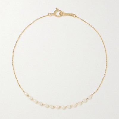 14-Karat Gold Pearl Bracelet from Mizuki