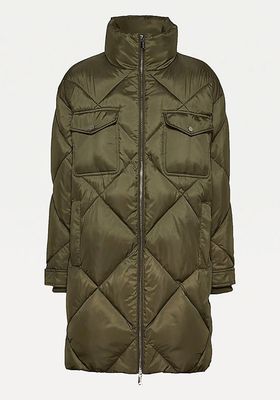 Diamond Quilted Taffeta Coat from Tommy Hilfiger