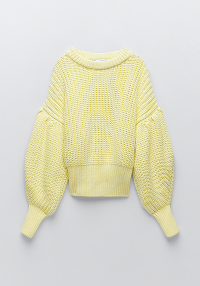Purl-Knit Sweater from Zara