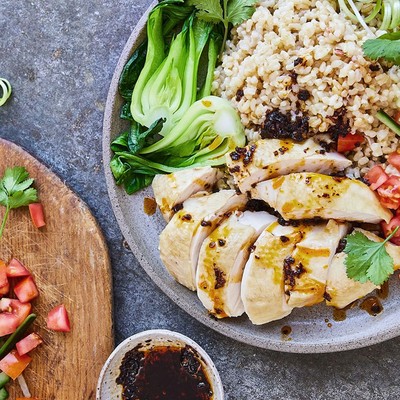 Inauthentic Singaporean Chicken Rice