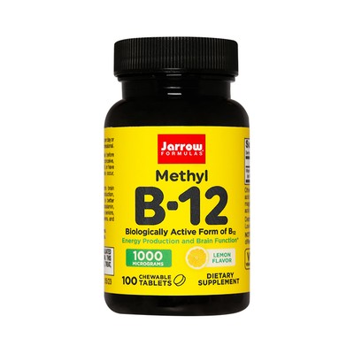 Methylcobalamin B12 Lemon Flavour Vegan Lozenges from ‎Jarrow Formulas