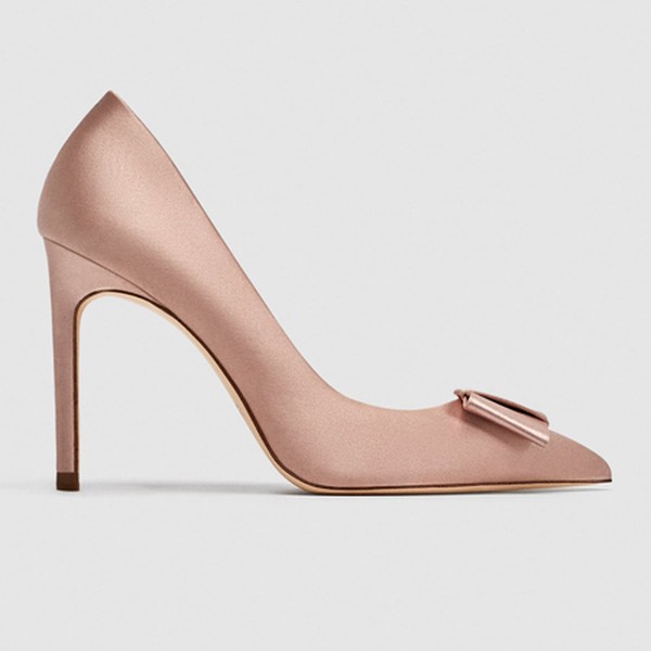 Satin Court Shoes from Zara