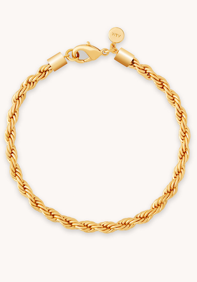 Rope Bold Chain Bracelet in Gold