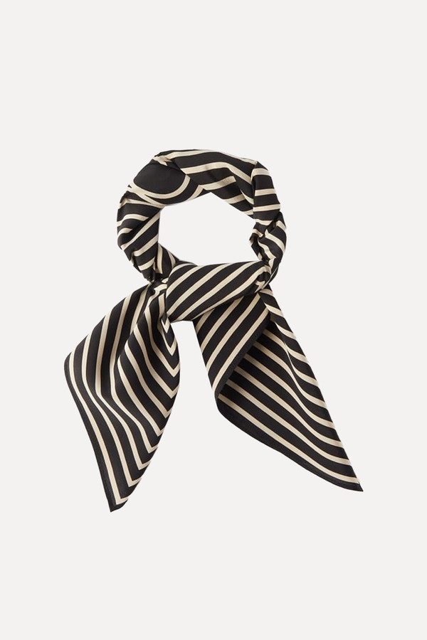Signature Monogram Silk Scarf from Totême