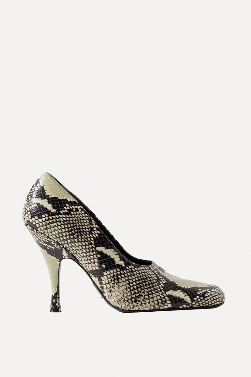 Eva Snake-Effect Leather Pumps from Khaite