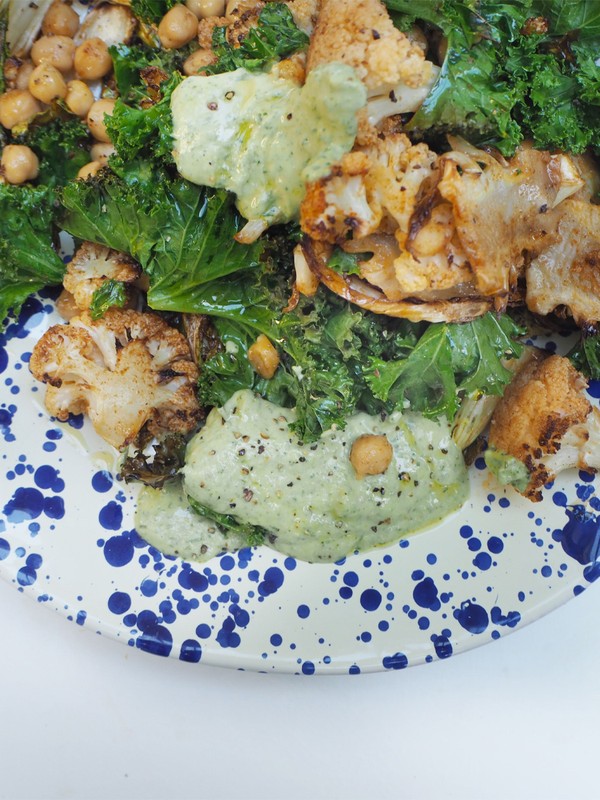 One Tray Roast Cauliflower 