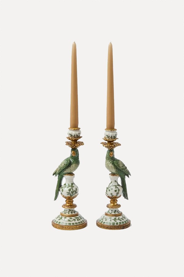 Pair Of Small Parrot Candle Holders from Mrs. Alice