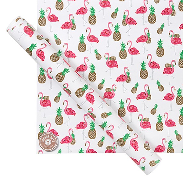Flamingo Pineapple Wallpaper With Magnets from Locker Days