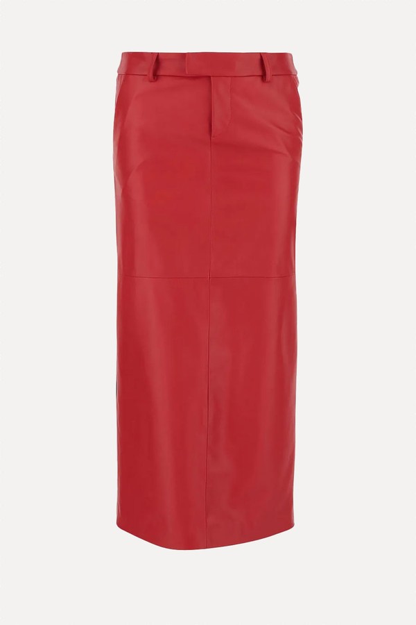 Leather Column Skirt from ARMARIUM 