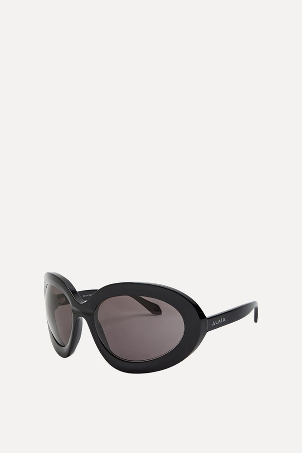 Oversized Oval-Frame Sunglasses from  ALAÏA