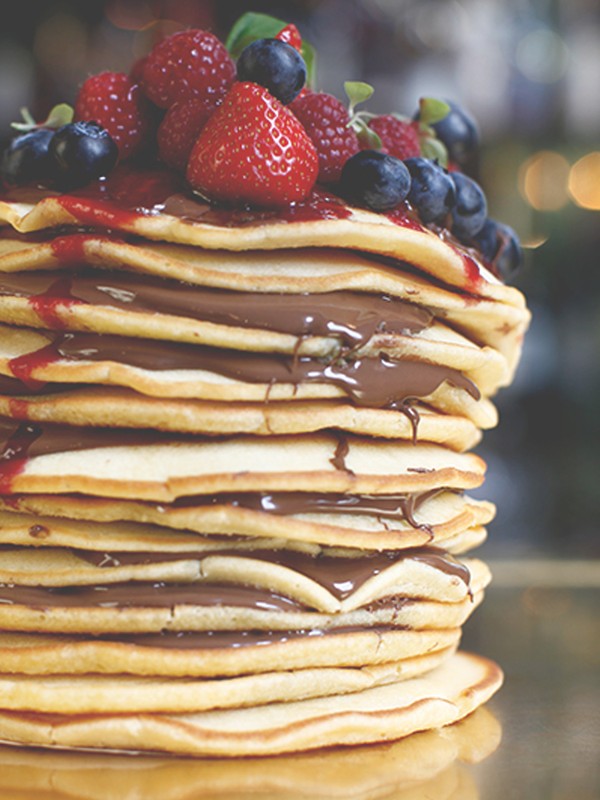 Nutella Pancake Stack