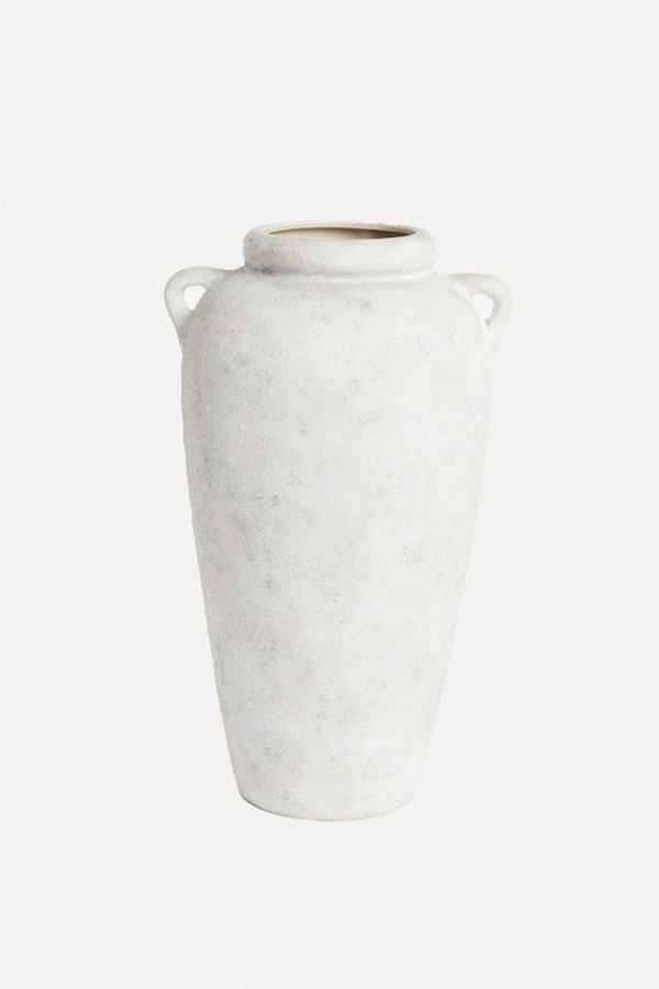 Natural Country Ceramic Lydford Extra Large Textured Flower Vase from Next