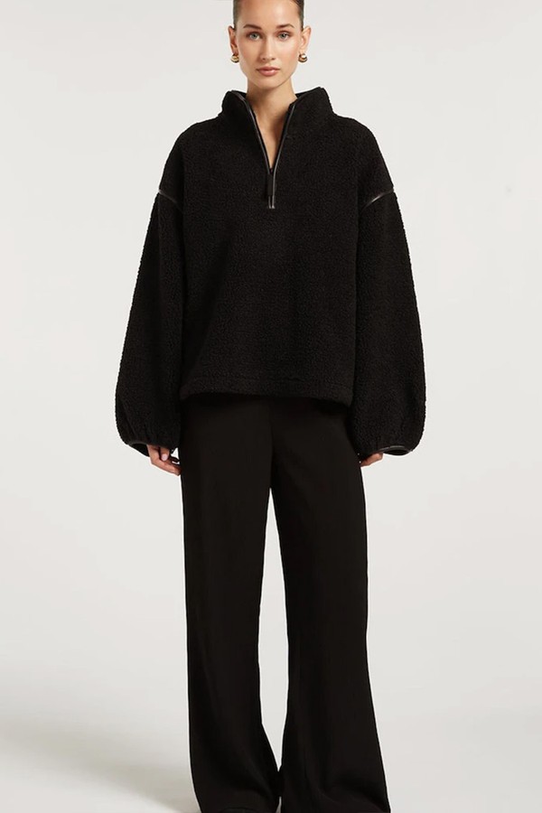 Sloane Borg Half-Zip Fleece
