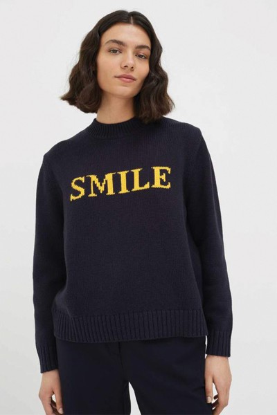 Navy Smile Sweater from Chinti & Parker