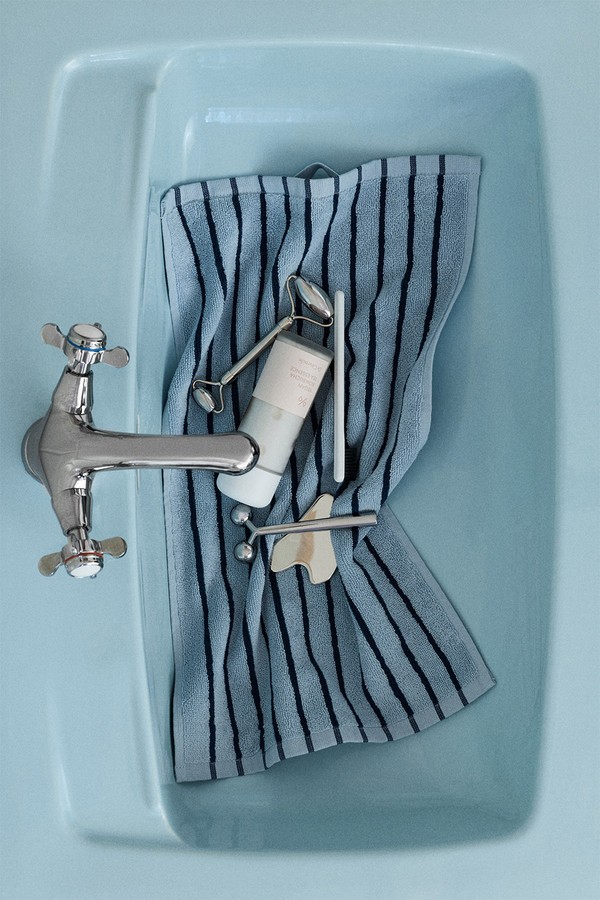 Striped Guest Towel