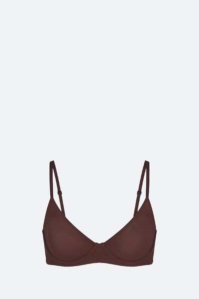 Fits Everybody Demi Unlined Stretch-Woven Bra from Skims