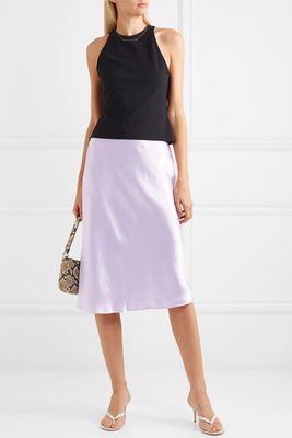 Hammered Satin Skirt from Vince