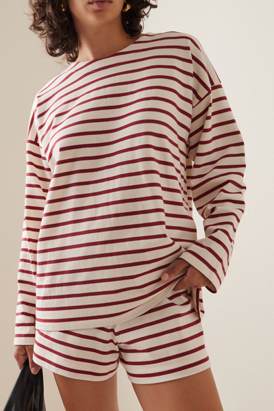 Arlo Striped Cotton Top, £155 | Posse