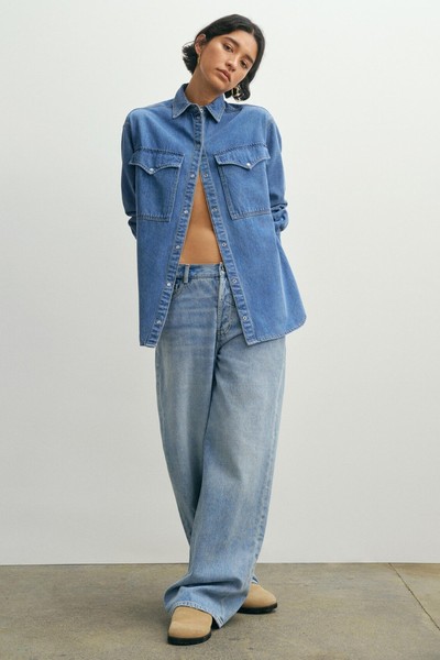 Davina Oversized Denim Shirt