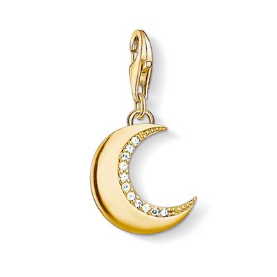 Charm Pendant Moon Gold