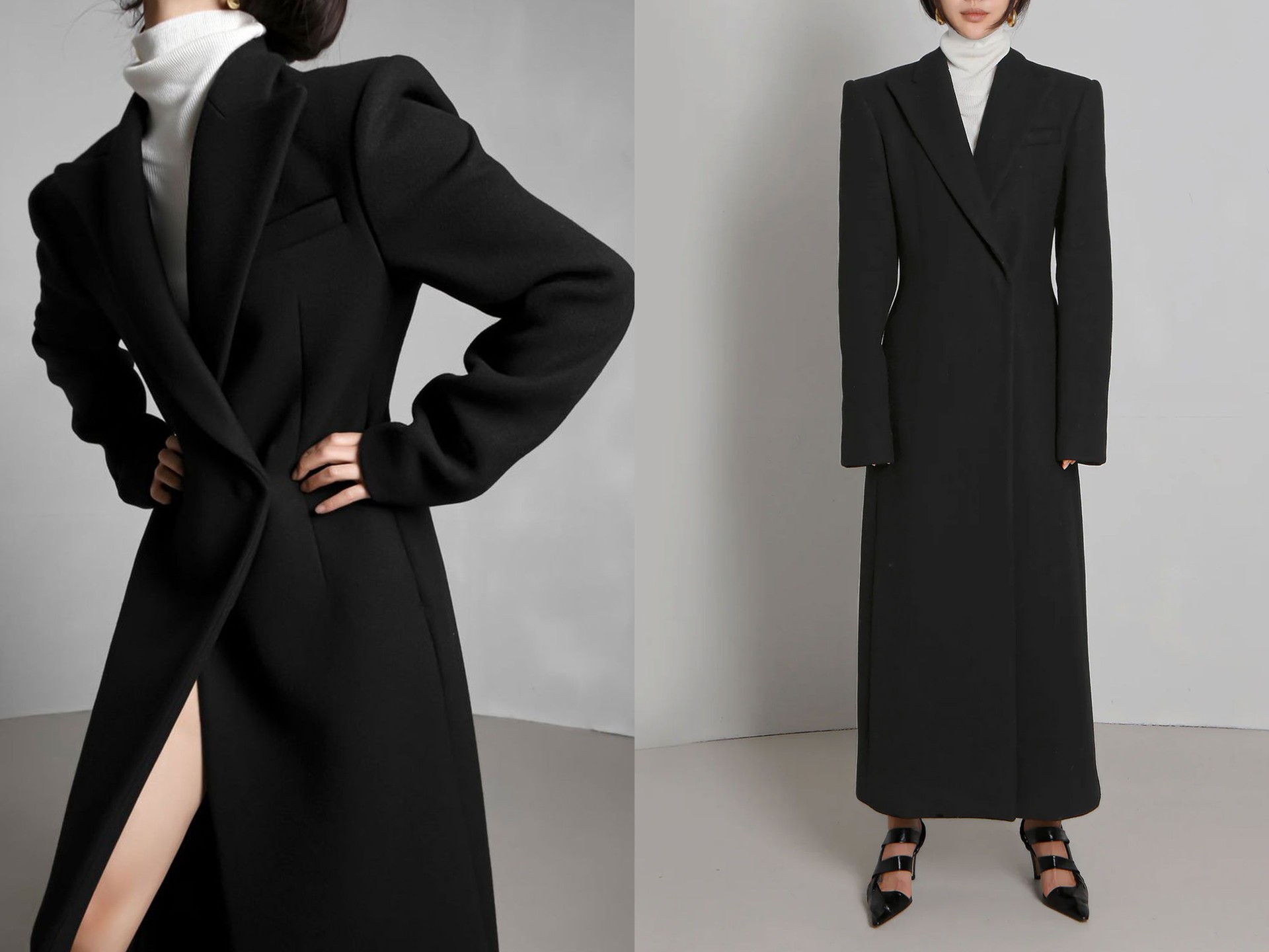 Melva Long Coat from The Frankie Shop