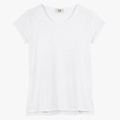 Cotton Slub V Tee from Hush