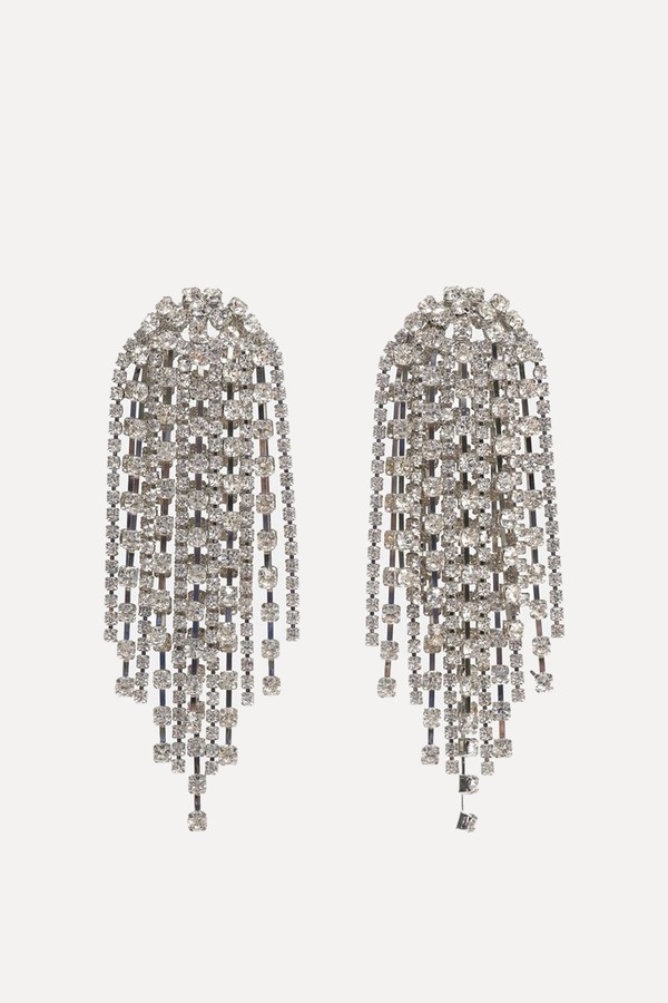 Long Rhinestone Earrings