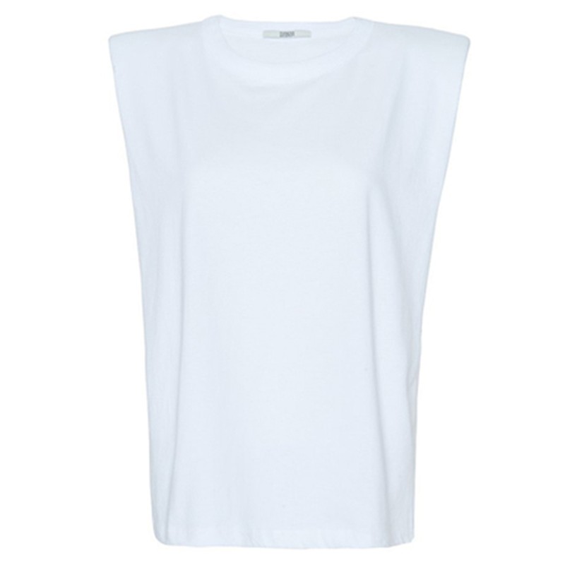 Eva Sleeveless Cotton-Jersey T-Shirt from Frankie Shop