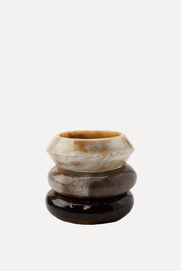 Pack Of 3 Rigid Resin Bracelets from Zara