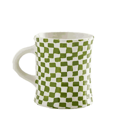 Frankie Checkerboard Mug from Urban Outfitters