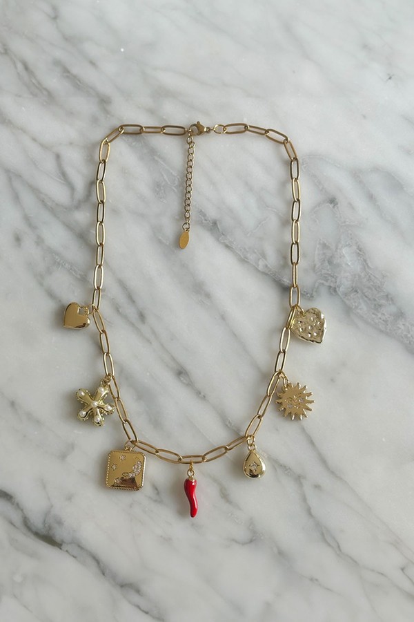 Picante Moon Necklace from Made By Evie