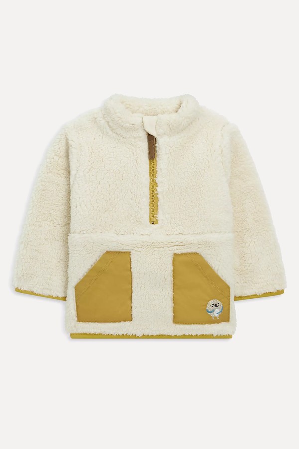Baby Borg Fleece Sweat Top, from John Lewis