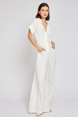 Roxie Jumpsuit Ivory from Ghost London