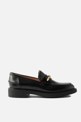  Dover Buckled Leather Loafers   from Gianvito Rossi
