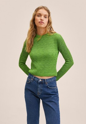 Ribbed Knit Sweater from Mango