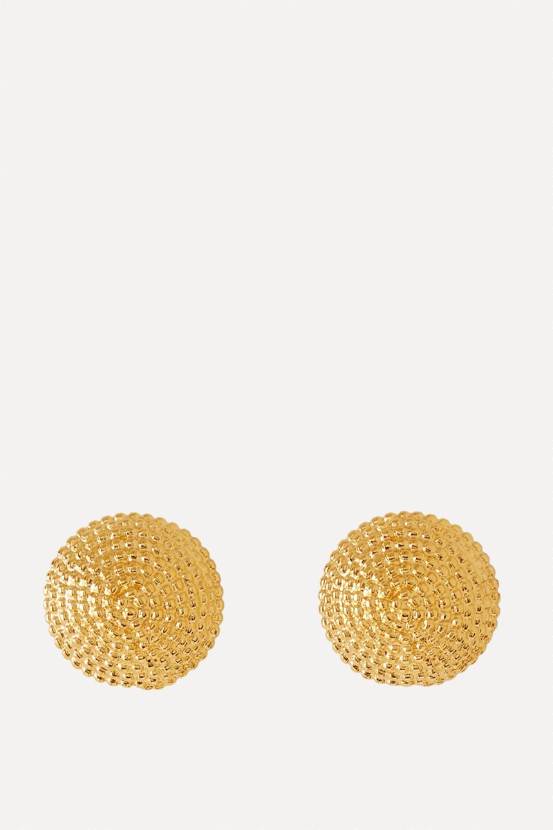 Tamsin Gold-Plated Earrings from JENNIFER BEHR